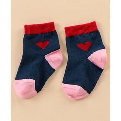 Cute Walk by Babyhug Ankle Length Antibacterial Socks Multi Design Pack Of 5 - Multicolor