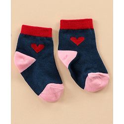Cute Walk by Babyhug Ankle Length Antibacterial Socks Multi Design Pack Of 5 - Multicolor