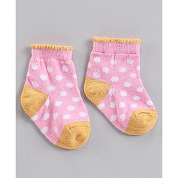 Cute Walk by Babyhug Ankle Length Antibacterial Socks Multi Design Pack Of 5 - Multicolor
