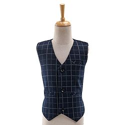 Babyhug Woven Full Sleeves  3 Pieces Party Suit With Bow - Navy Black