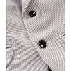 Babyhug Full Sleeves Textured Party Blazer - Grey