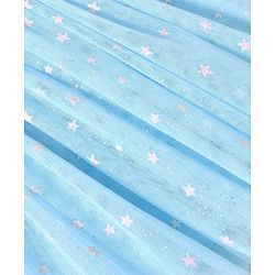 Babyhug Sleeveless Party Wear Sequin Frock - Light Blue
