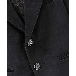 Babyhug Full Sleeves Solid Blazer - Charcoal Grey