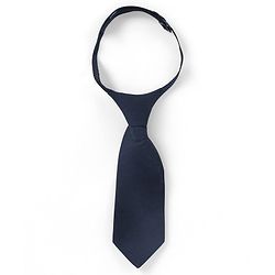 Babyhug Full Sleeves Shirt & Trouser With Tie Checked - Navy Black