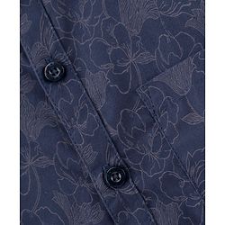 Babyhug Cotton Full Sleeves Floral Printed Shirt - Light Purple