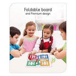 Babyhug Ludo and Snakes N Ladders Board Game - Multicolour