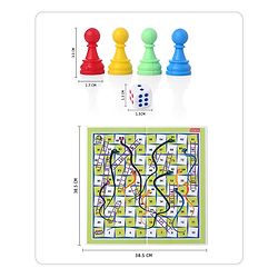 Babyhug Ludo and Snakes N Ladders Board Game - Multicolour
