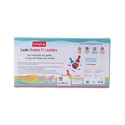 Babyhug Ludo and Snakes N Ladders Board Game - Multicolour