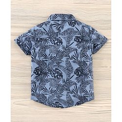 Babyhug Half Sleeves Printed Shirt - Blue