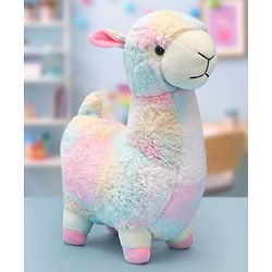 Babyhug Colourful Lama Soft Toy for Kids|Cuddly & Cozy Plush for Toddlers|Safe & durable Hug Companion|BIS Certified|Ideal Gift|Height 38 cm-Multicolour