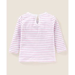 Babyhug Cotton Full Sleeves Tee Stripes Heart & Dot Print Pack of 3- Mullticolor