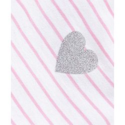Babyhug Cotton Full Sleeves Tee Stripes Heart & Dot Print Pack of 3- Mullticolor