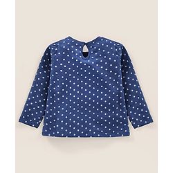 Babyhug Cotton Full Sleeves Tee Stripes Heart & Dot Print Pack of 3- Mullticolor