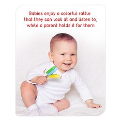 Babyhug Wooden Castanet Rattle Toy - Multicolour