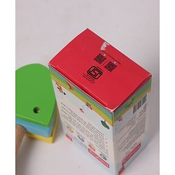 Babyhug Wooden Castanet Rattle Toy - Multicolour