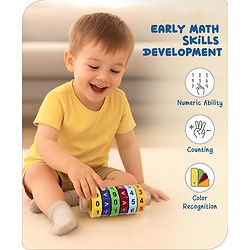 Babyhug Montessori  Wooden Maths Calculator - Multicolour