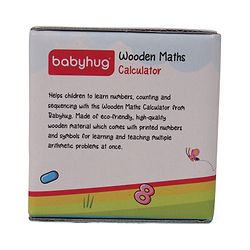 Babyhug Montessori  Wooden Maths Calculator - Multicolour