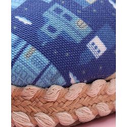 Cute Walk by Babyhug Ethnic Wear Mojaris City Print - Blue