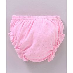 Babyhug 100% Cotton Panties Solid Pack of 3 - Blue Pink Yellow