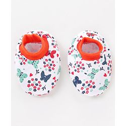 Babyhug Clothing Gift Set Butterfly Theme Red & White - Pack of 8