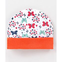 Babyhug Clothing Gift Set Butterfly Theme Red & White - Pack of 8