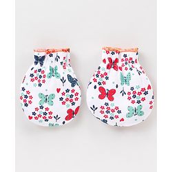 Babyhug Clothing Gift Set Butterfly Theme Red & White - Pack of 8