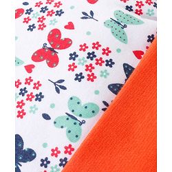 Babyhug Clothing Gift Set Butterfly Theme Red & White - Pack of 8