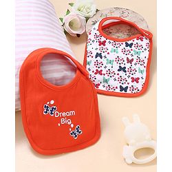 Babyhug Cotton Snap Buttons Closure Bear Print Pack of 2 - Blue & White