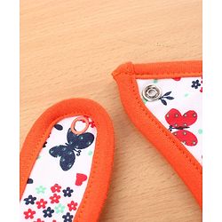 Babyhug Cotton Snap Buttons Closure Bear Print Pack of 2 - Blue & White