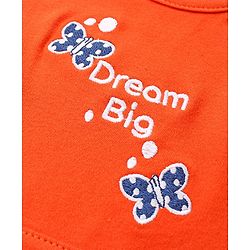 Babyhug Cotton Snap Buttons Closure Bear Print Pack of 2 - Blue & White