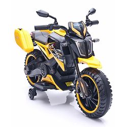 Babyhug KTM Battery Operated Ride On Bike With Music & Lights - Yellow