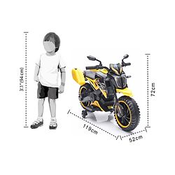 Babyhug KTM Battery Operated Ride On Bike With Music & Lights - Yellow