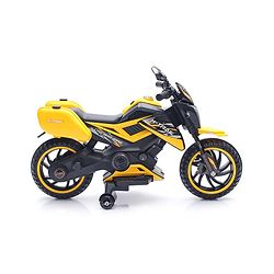 Babyhug KTM Battery Operated Ride On Bike With Music & Lights - Yellow