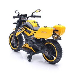 Babyhug KTM Battery Operated Ride On Bike With Music & Lights - Yellow