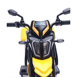 Babyhug KTM Battery Operated Ride On Bike With Music & Lights - Yellow