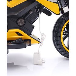 Babyhug KTM Battery Operated Ride On Bike With Music & Lights - Yellow