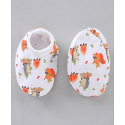 Babyhug Cotton Full Sleeves Onesies with Leggings with Cap Mittens & Booties Printed - Mulicolour