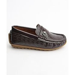 Cute Walk by Babyhug Slip On Formal Shoes - Brown