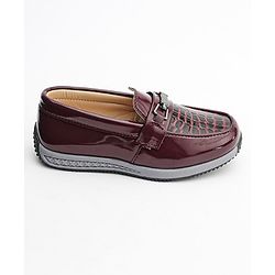Cute Walk by Babyhug Formal Shoes - Red