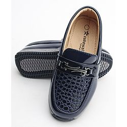 Cute Walk by Babyhug Formal Shoes - Navy Blue