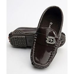 Cute Walk by Babyhug Formal Shoes - Brown