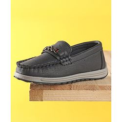 Cute Walk by Babyhug Formal Shoes - Dark Blue