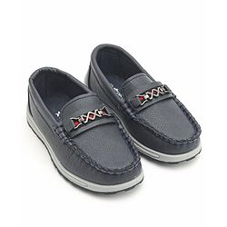 Cute Walk by Babyhug Formal Shoes - Dark Blue