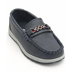 Cute Walk by Babyhug Formal Shoes - Dark Blue