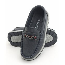 Cute Walk by Babyhug Formal Shoes - Dark Blue