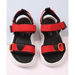 Cute Walk by Babyhug Sandals With Velcro Closure - Red