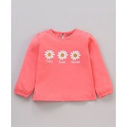Babyhug Full Sleeves Cotton Tees With Graphic Pack of 5- Multicolor