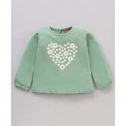 Babyhug Full Sleeves Cotton Tees With Graphic Pack of 5- Multicolor