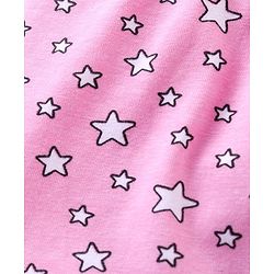 Babyhug Full Length Leggings Minnie Mouse & Stars Print Pack Of 2 - Pink White
