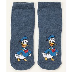 Cute Walk by Babyhug Ankle Length Antibacterial Socks Donald Duck Mickey Mouse Pooh Design Pack Of 3 - Multicolor